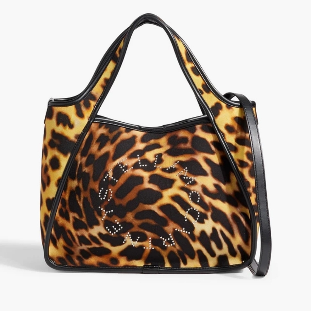 Stella McCartney Leopard Print Tote with Black Pouch - Picture 5 of 15
